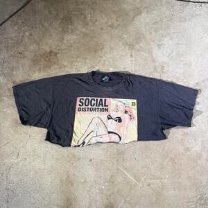 Vintage Giant Tag Social Distortion Chopped Band Tee